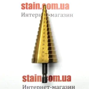 Сверло ступенчатое 4-32 эконом 15 шагов